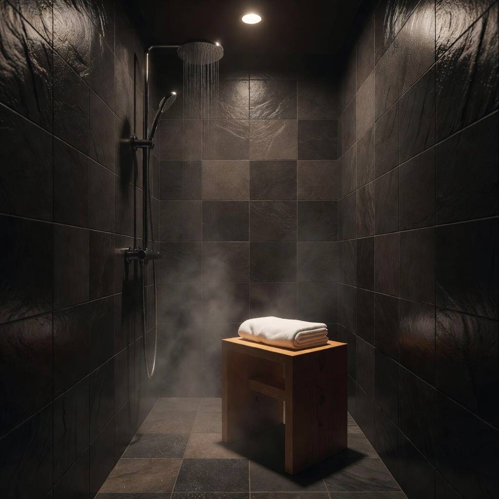 中和半套按摩排毒概念示意圖：半套按摩店的舒壓與0.3 0.5服務流程