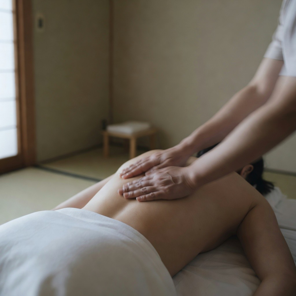 中和半套按摩類型比較：0.3與0.5舒壓服務差異示意圖